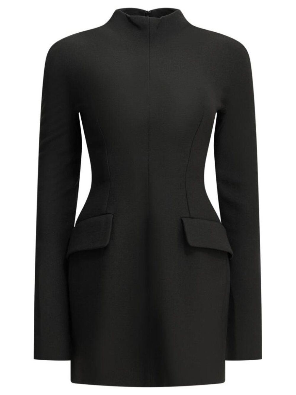 Max Mara Sportmax Short Dress Made Of Stretch Wool Tag Size 40 Women